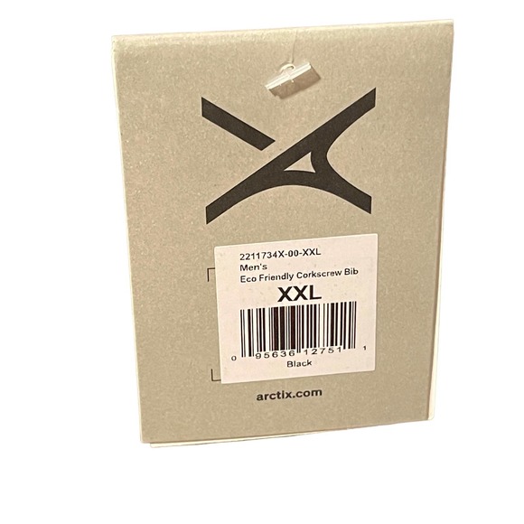 Arctix Men's Eco Friend Corkscrew Bib Overalls, Black, XX-Large/34 Inseam - Picture 4 of 14